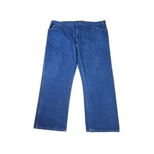 Dickies Men’s 48x28.5 Blue Denim Jeans – Relaxed Fit Workwear Straight Leg